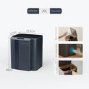 GobekUsa 20L Smart Sensor Trash Can: Luxury Garbage Bucket for Kitchen, Bathroom, and Toilet