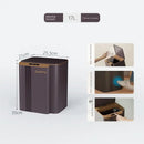 GobekUsa 20L Smart Sensor Trash Can: Luxury Garbage Bucket for Kitchen, Bathroom, and Toilet