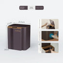 GobekUsa 20L Smart Sensor Trash Can: Luxury Garbage Bucket for Kitchen, Bathroom, and Toilet
