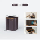 GobekUsa 20L Smart Sensor Trash Can: Luxury Garbage Bucket for Kitchen, Bathroom, and Toilet