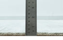 Modern Gray Solid Design 6x8.7  Hand Knotted Wool Area Rug