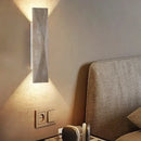 GobekUsa Double LED Wall Lamp Sconce Yellow Cave Stone Iron Canopy Mirror Light