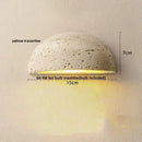 GobekUsa Double LED Wall Lamp Sconce Yellow Cave Stone Iron Canopy Mirror Light
