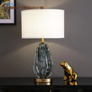 GobekUsa Crystal Table Lamp: Elegant Bedroom and Living Room Night Light