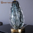 GobekUsa Crystal Table Lamp: Elegant Bedroom and Living Room Night Light