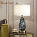 GobekUsa Crystal Table Lamp: Elegant Bedroom and Living Room Night Light