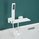 GobekUsa Gray Wall Mounted Waterfall Faucet Set for Bath and Shower