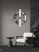 GobekUsa Green Black Marble Wall Lamp for Home and Cafe Decoration