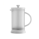 Modern green glass french press coffee maker kitchen teaware pot by Decorbites