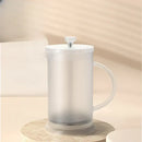 Modern green glass french press coffee maker kitchen teaware pot by Decorbites