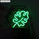 GobekUsa Mini Leaf-Shaped LED Wall Night Light – Modernist Plastic Design in White