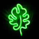 GobekUsa Mini Leaf-Shaped LED Wall Night Light – Modernist Plastic Design in White