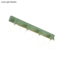GobekUsa Modern Green Linear Vanity Mirror Light - Macaron Style, 4 Heads, Metal Wall Lighting for Bathrooms