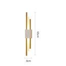 GobekUsa Light Luxury Wall Lamp for Living Room Hotel Bedroom Aisle - Minimalist Design