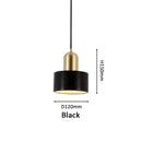 Modern green marble pendant light for dining room by Decorbites