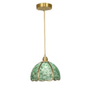GobekUsa Crystal Glass LED Pendant Lamp with Adjustable Copper Socket for Modern Luxury Décor