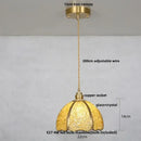 GobekUsa Crystal Glass LED Pendant Lamp with Adjustable Copper Socket for Modern Luxury Décor