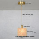 GobekUsa Crystal Glass LED Pendant Lamp, Adjustable Modern Luxury Hanging Lights
