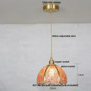 GobekUsa Crystal Glass LED Pendant Lamp, Adjustable Modern Luxury Hanging Lights