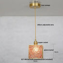 GobekUsa Crystal Glass LED Pendant Lamp, Adjustable Modern Luxury Hanging Lights