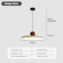 GobekUsa Cream Wind Saucer LED Pendant Light for Interior Illumination