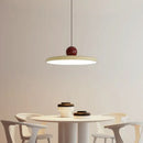 GobekUsa Cream Wind Saucer LED Pendant Light for Interior Illumination