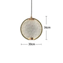GobekUsa Brass Pendant Light: Minimalist Glass Round Loft Lamp for Cafe & Bar