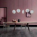 GobekUsa Brass Pendant Light: Minimalist Glass Round Loft Lamp for Cafe & Bar