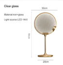 GobekUsa Brass Pendant Light: Minimalist Glass Round Loft Lamp for Cafe & Bar