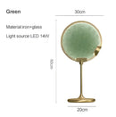 GobekUsa Brass Pendant Light: Minimalist Glass Round Loft Lamp for Cafe & Bar