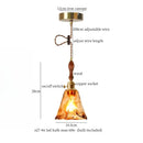 GobekUsa Green Wave Glass Pendant Lamp: Modern Minimalism for Living Room, Bedroom, Cafe