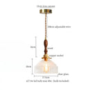 GobekUsa Green Wave Glass Pendant Lamp: Modern Minimalism for Living Room, Bedroom, Cafe