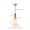 GobekUsa Green Wave Glass Pendant Lamp: Modern Minimalism for Living Room, Bedroom, Cafe