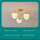GobekUsa 2024 Modern Green White Chandelier Ceiling Hanging Lamp for Living Room Dining Bedroom