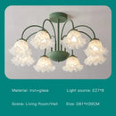 GobekUsa 2024 Modern Green White Chandelier Ceiling Hanging Lamp for Living Room Dining Bedroom