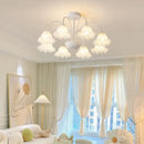 GobekUsa 2024 Modern Green White Chandelier Ceiling Hanging Lamp for Living Room Dining Bedroom