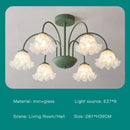 GobekUsa 2024 Modern Green White Chandelier Ceiling Hanging Lamp for Living Room Dining Bedroom