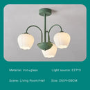 GobekUsa 2024 Modern Green White Chandelier Ceiling Hanging Lamp for Living Room Dining Bedroom