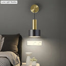 GobekUsa Modern Grenade Shaped Wall Lamp - Metallic Single Bedside Lighting Fixture