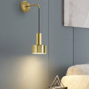 GobekUsa Modern Grenade Shaped Wall Lamp - Metallic Single Bedside Lighting Fixture
