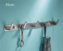 GobekUsa Grey Bathroom Accessories Set: Paper Holder, Corner Shelf, Towel Rack, Toilet Brush Holder, Towel Holder