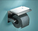 GobekUsa Grey Bathroom Accessories Set: Paper Holder, Corner Shelf, Towel Rack, Toilet Brush Holder, Towel Holder