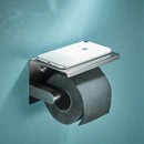 GobekUsa Grey Bathroom Accessories Set: Paper Holder, Corner Shelf, Towel Rack, Toilet Brush Holder, Towel Holder