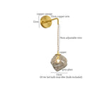 GobekUsa Grey Glass LED Wall Lamp for Home Decor and Lighting