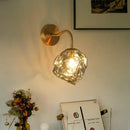 GobekUsa Grey Glass LED Wall Lamp for Home Decor and Lighting