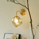 GobekUsa Grey Glass LED Wall Lamp for Home Decor and Lighting