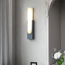 GobekUsa Grey Marble LED Wall Sconce: Nordic Style Metal Bedside Lamp