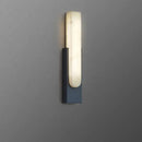 GobekUsa Grey Marble LED Wall Sconce: Nordic Style Metal Bedside Lamp