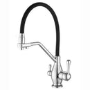 GobekUsa Gun Gray Kitchen Faucet Drinking Pure Water Tap Hot Cold Dual Handle