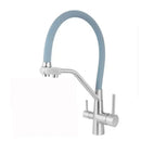 GobekUsa Gun Gray Kitchen Faucet Drinking Pure Water Tap Hot Cold Dual Handle
